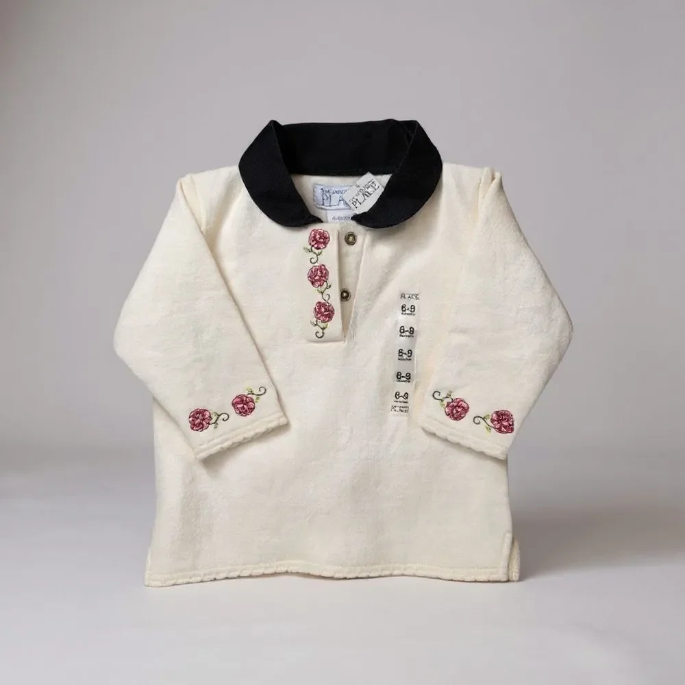 The Children's Place Pink, Cream, and White Kids Shirts 6-9 months